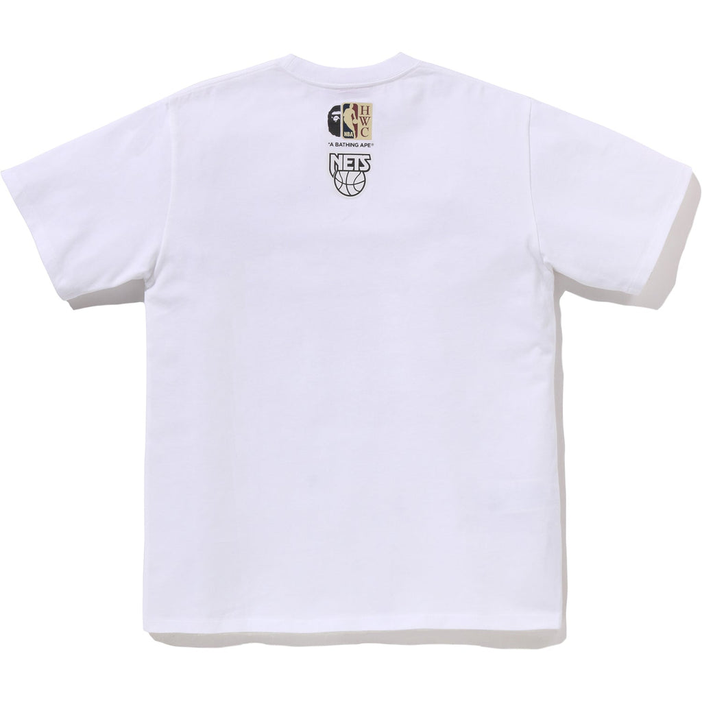 BAPE X M&N NBA - NEW JERSEY NETS TEE MENS