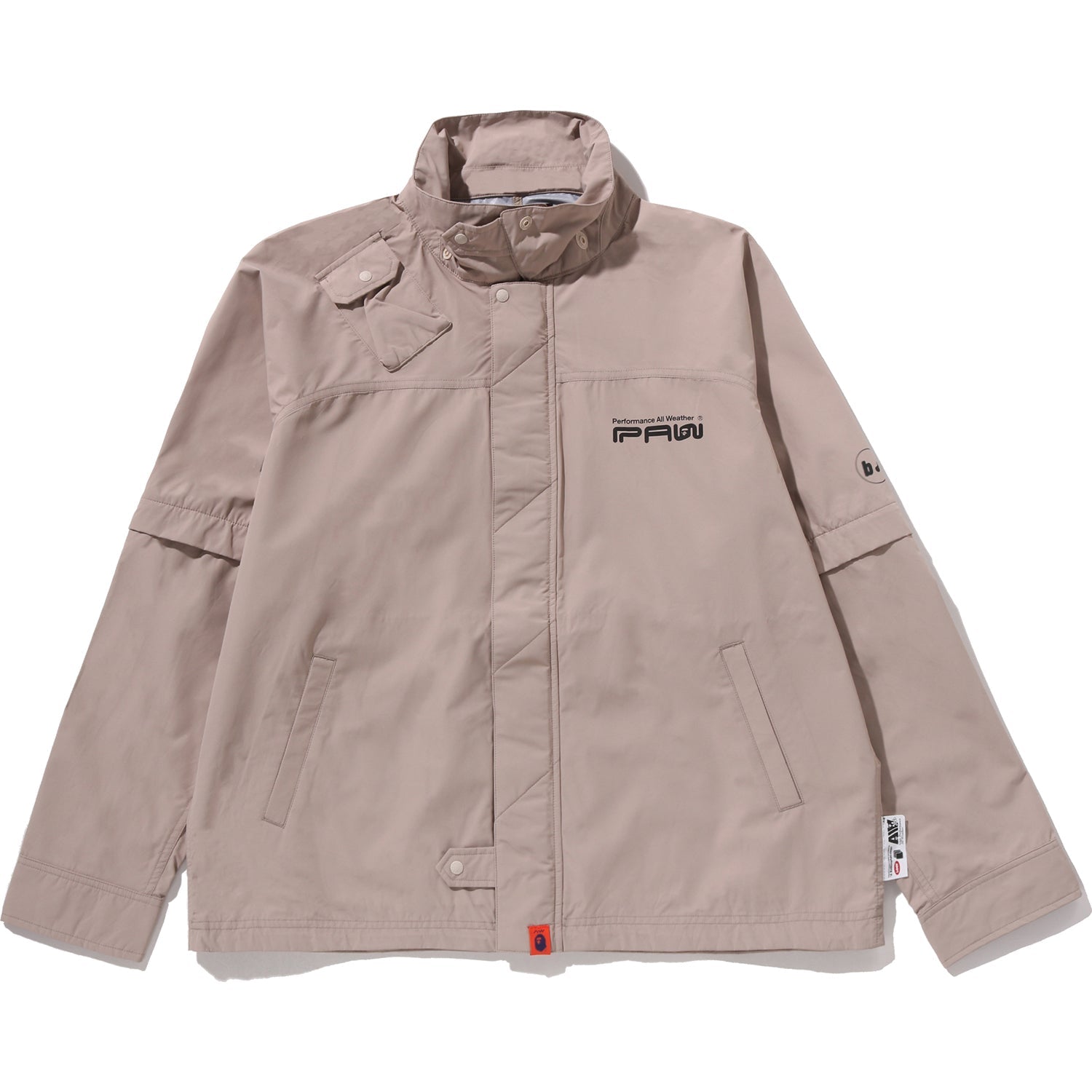 BAPE BY KAZUKI KURAISHI DETACHABLE HOODED 3-LAYER RAIN JACKET MENS