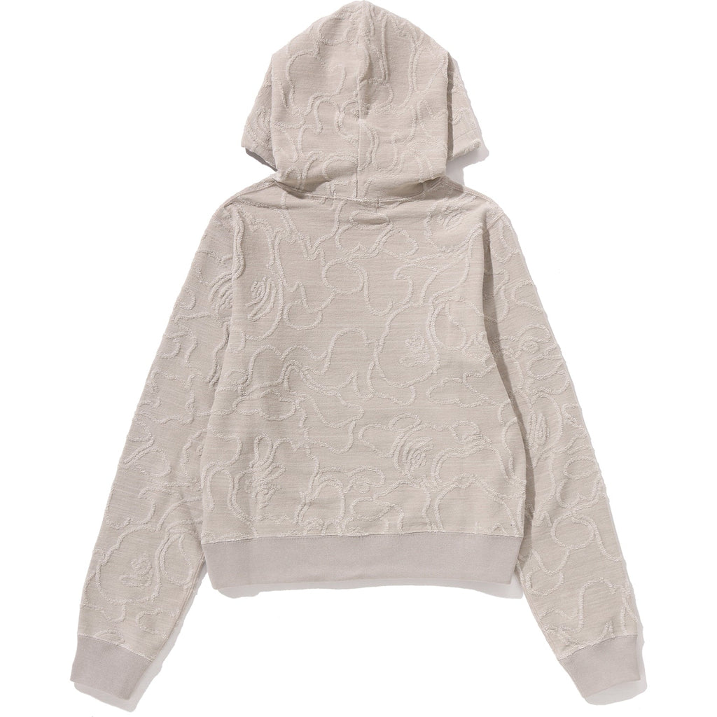 NEON CAMO JACQUARD PULLOVER HOODIE LADIES