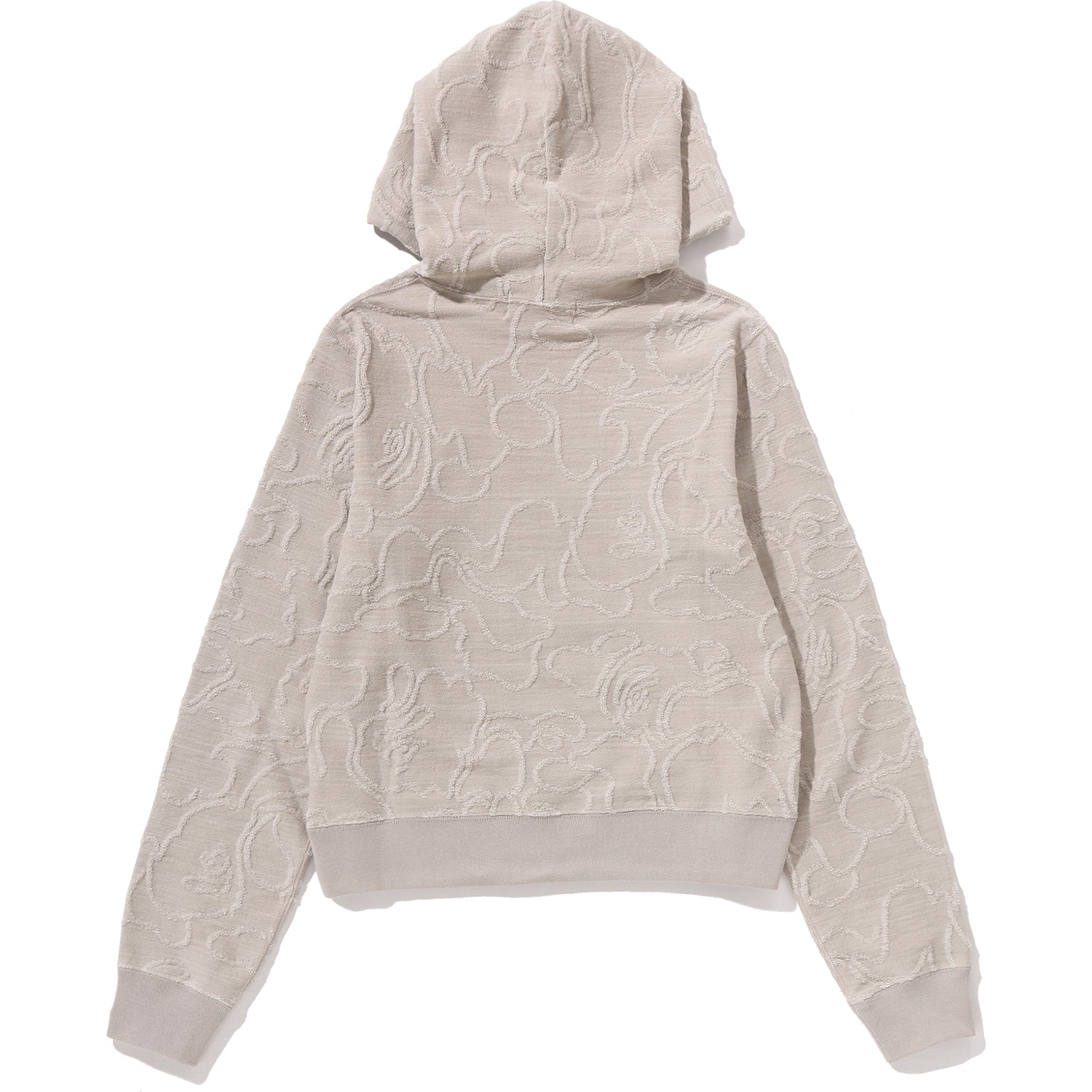 NEON CAMO JACQUARD PULLOVER HOODIE LADIES