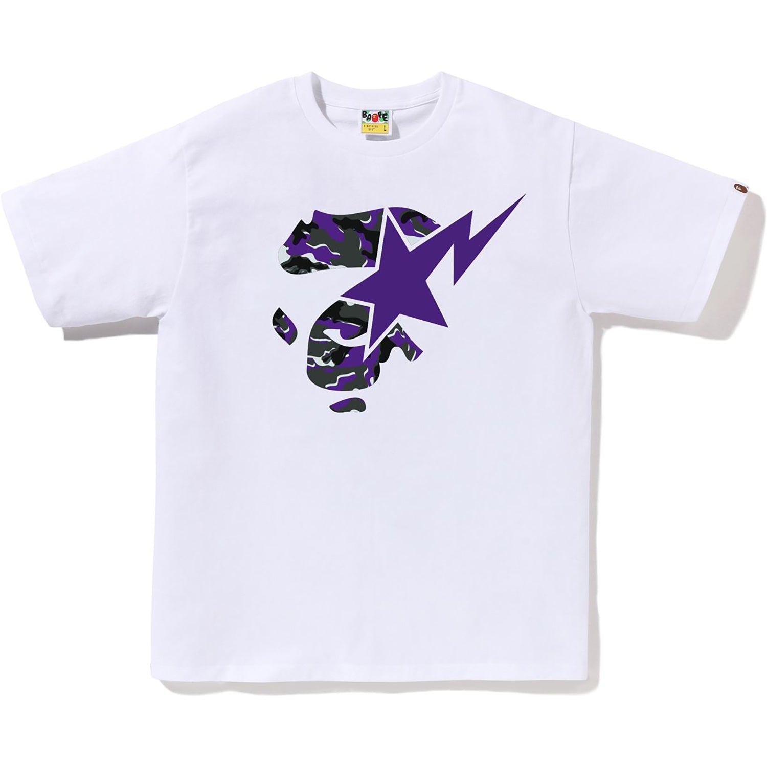 GLITCH WOODLAND CAMO APE FACE STA TEE MENS