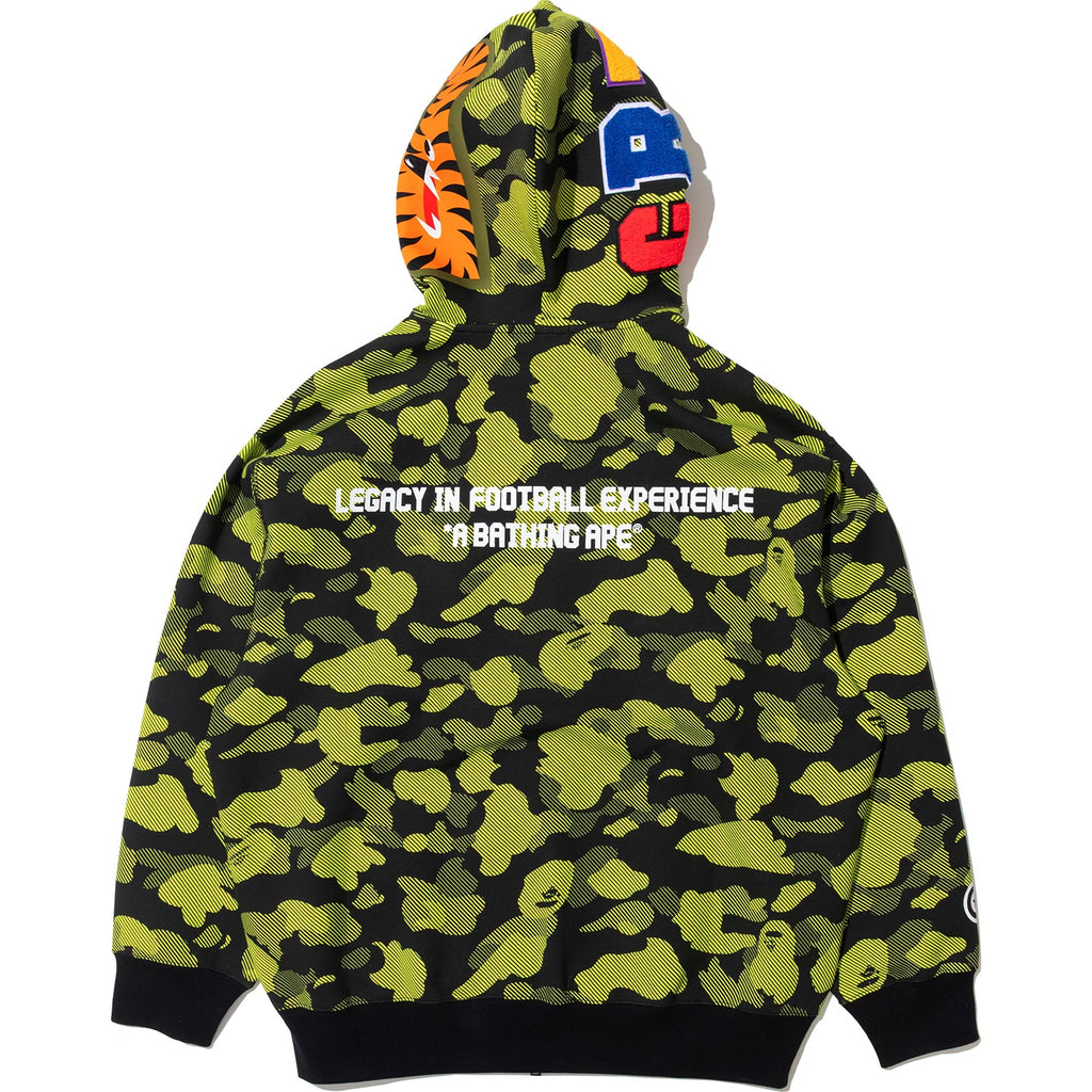 BAPE X CR7 LIFE LOGO RELAXED FIT SHARK FULL ZIP HOODIE M #1 MENS