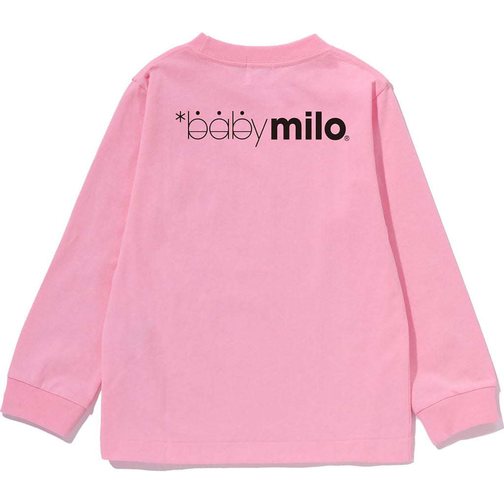 WINKING MILO FACE LS TEE KIDS