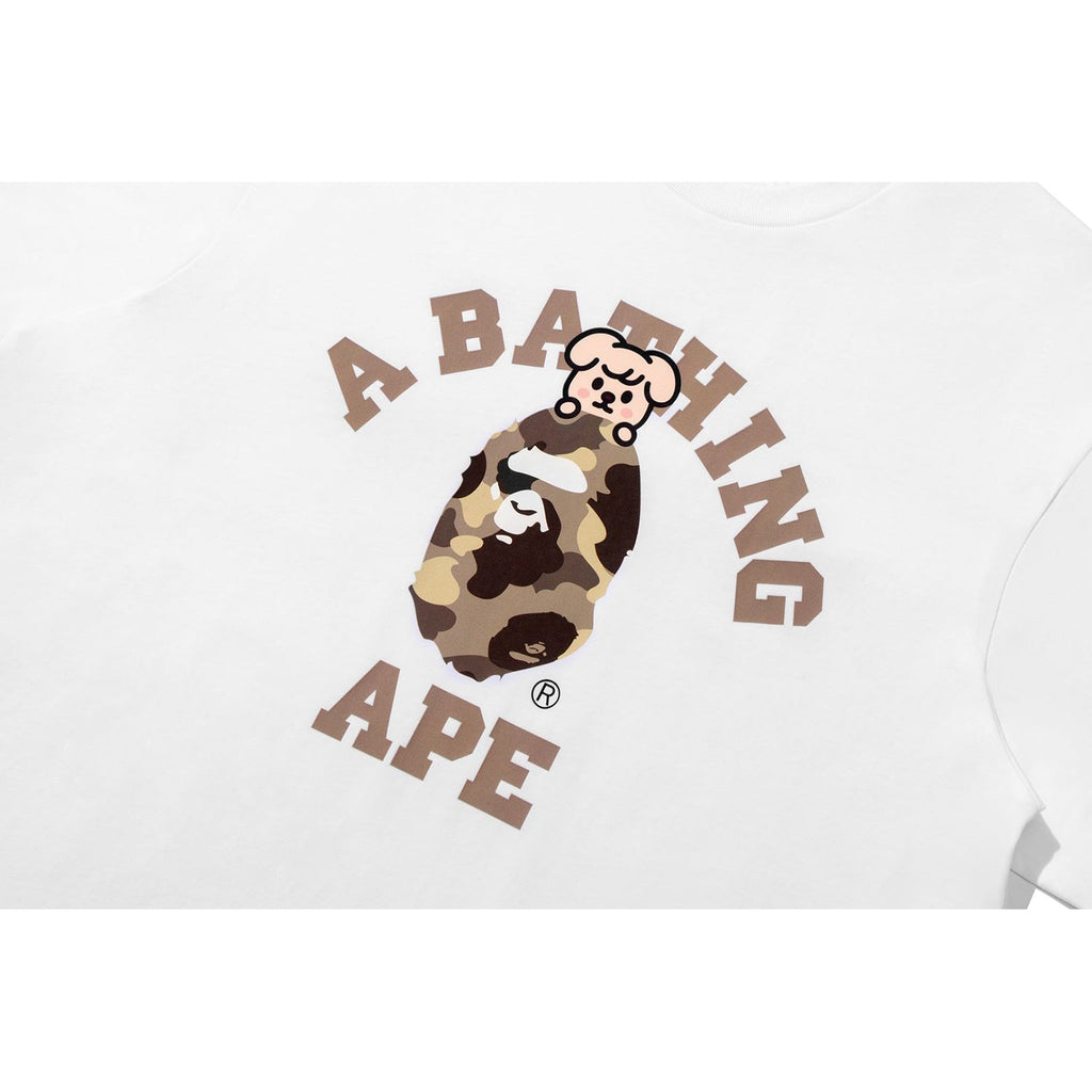 BAPE X STRAYKIDS PUPPYM COLLEGE TEE LADIES